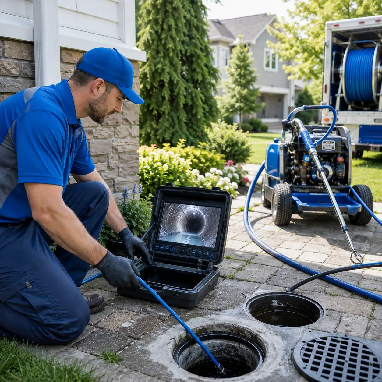 Outdoor drain cleaning professionals serving Lebanon, KS